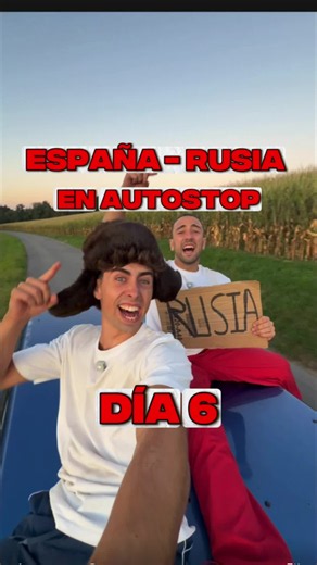 Día 6 yendo de España a Rusia en Autostop🚗👍🏻 #españarusia #mision #serie #lacone