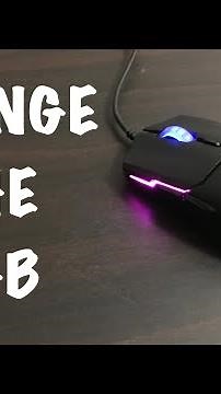 How to change the RGB on the Cooler Master ms110 mouse!