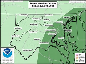 Thunderstorms Approach, Then Big Warm Up: Latest NoVA Forecast
