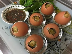 How to make cambodia grill egg ពងមាន់អាំង & ពងមាន់ដុត