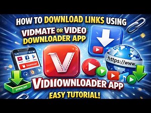 How to download links for videos and pictures using the video downloader or Vidmate App