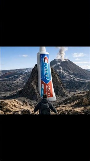 Which Toothpaste Volcano? 99% Feel Extreme Comfort! 🌋🪥#asmr #giant #dream #satisfying #relax