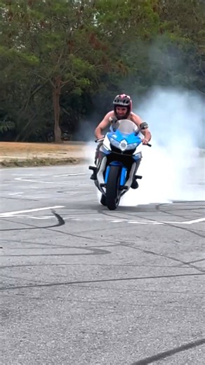 😎 The GSX-R does the talking, I just hold on. @Pokemon