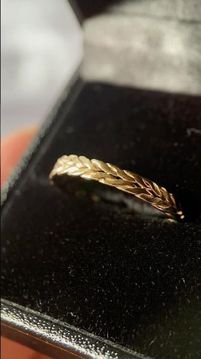 Let's make a 10k yellow gold Herring Bone woman's wedding band!