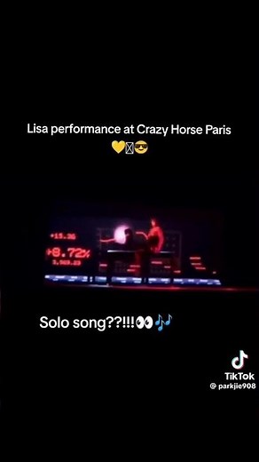 Blackpink Lisa Crazy Horse performance in Paris #blackpink #lisa #jennie #rosé #jisoo #kpop