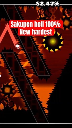 Sakupen hell 100% #geometrydash #newhardest #extremedemon