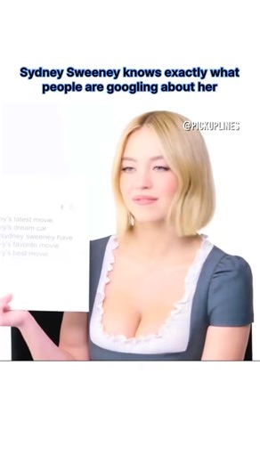 Vibe Clips on Instagram: "The moment started super casually, like a normal interview vibe where everyone’s relaxed and joking around. Then the topic of Google searches came up, and Sydney Sweeney casually dropped that she knows exactly what people are Googling about her. The room instantly shifted. Her face went from playful to that knowing smile, like “yeah… I’ve seen it.” That tiny pause said everything. Chat lost it immediately—laughing, spamming emojis, and realizing she was way more aware t