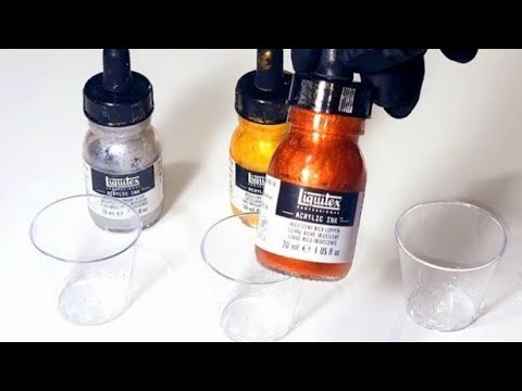 NEW! Exploring The Art of ACRYLIC INK in Abstract Painting: Fluid Expression Series 1/3 (371)