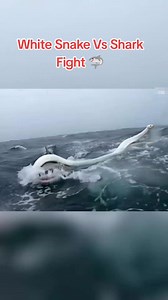 White snake vs shark #reelsviralシ | Omar Faruk
