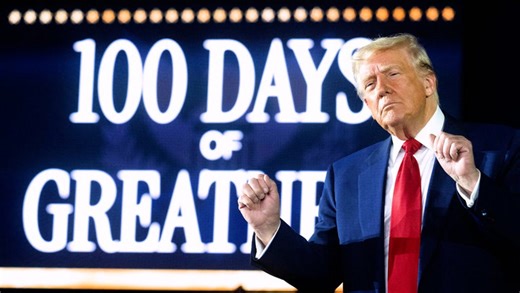 Highlights from Donald Trump's '100 days of greatness' speech