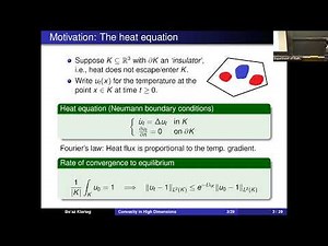 Bo'az Klartag - Convexity in High Dimensions I