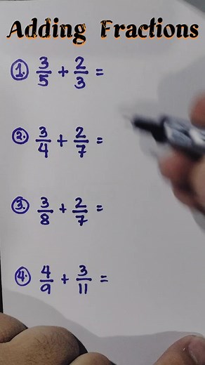 Mathematics Tutorial: Adding Multiple Fractions