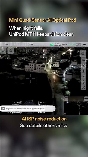 Enhancing Nighttime Efficiency with UniPod MT11 Mini Quad-Sensor AI Optical Pod