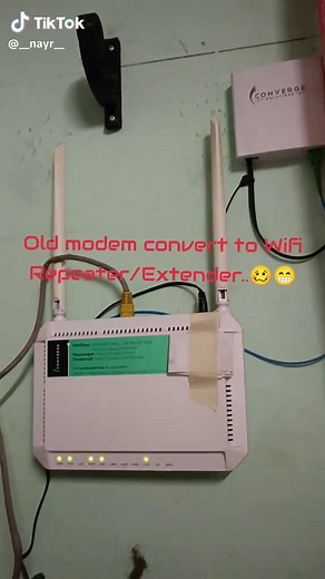 Convert Old Modem to Wifi Repeater/Extender