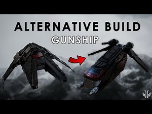 Lego GUNSHIP Alternative Build from Inquisitor Transport Scythe (75336)