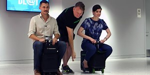 Here’s What It’s Like to Ride a Motorized Suitcase