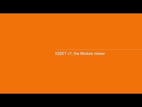 How to use the Module and Monitor viewer in IQSET v7