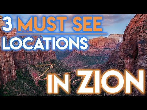 3 MUST SEE Locations in Zion National Park! [Junction Bridge, Canyon Overlook, The Narrows]