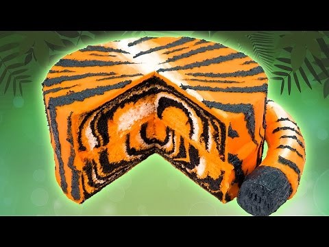 How to Make a Tiger Cake from Cookies Cupcakes and Cardio