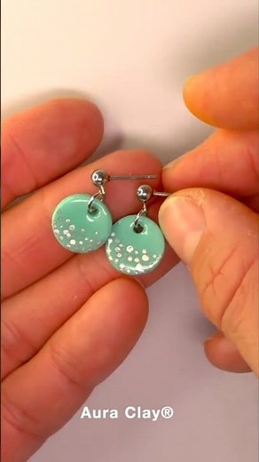 Air Dry Clay Earrings Tutorial | No Oven Needed! 🎨