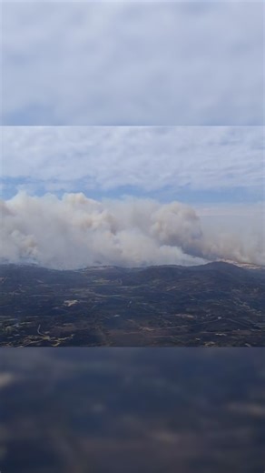 Harrowing images from above show the devastating damage cause by bushfires