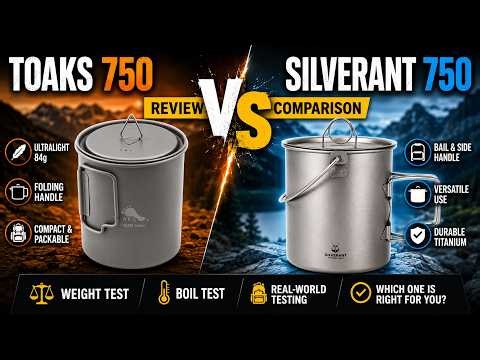 TOAKS 750 vs SilverAnt 750 Titanium Pot Review | Which One Is Better?