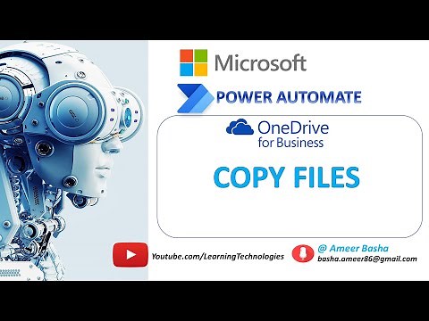 Power Automate Desktop || OneDrive for Business - Copy File