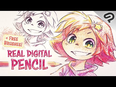 The Secret to REAL DIGITAL PENCILS: The Fluffy Look Fast & Easy in Clip Studio Paint