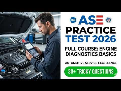 ASE A1 Engine Diagnostics Basics 2026 Full Course and Professional Certification Guide