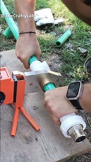 Genius Plumber tool for pvc pipes - Crafty Lab Homestead Plastic Pipe Welding Machine