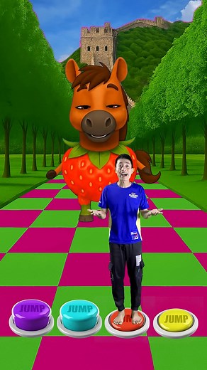 50K views · 252 reactions | Colourful button jamp to elephant horse...