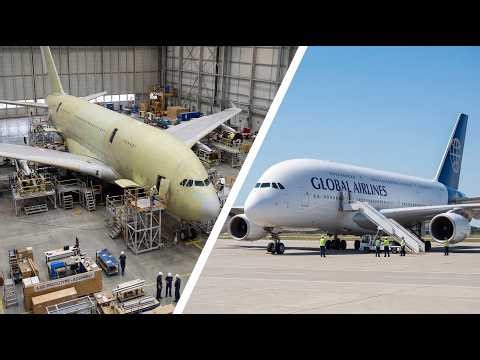 How They Build the WORLD’S BIGGEST Plane (Airbus A380)