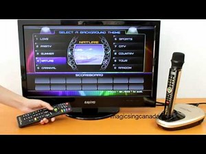 Changing Built in Background Theme on Magic Sing ET19KV