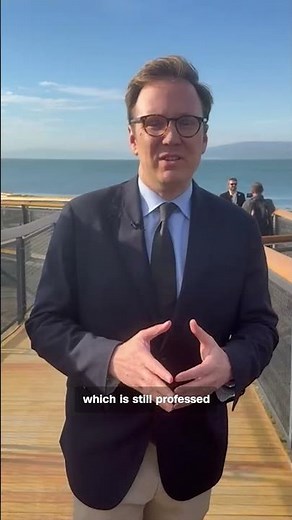 Pope Leo prays at ancient sunken basilica