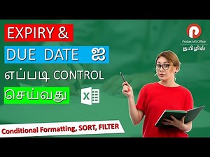 Highlight or Trigger Excel Cells a few days prior to the Expiry or Due Date | Prabas MS Office