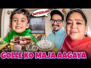Flight Mein Golle Ne Khub Maze Loote 🤩 | Bharti Singh | Harssh Limbachiyaa | Golla