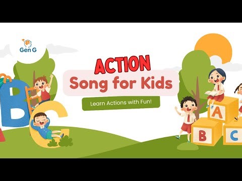 Actions song for kids | Action song for kindergarten | Action song nursery rhyme