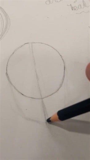 how to draw anime girl head