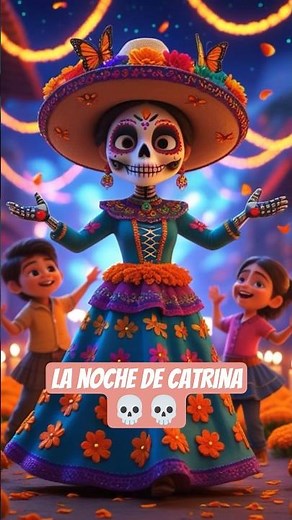 💀✨ La Catrina y los Niños Valientes | Mini Cuento del Día de Muertos 🎉🌸