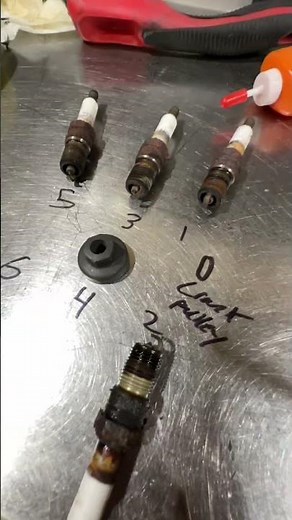 Replace ALL spark plugs not just half of them… #mechanic #diy #automobile #car
