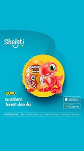 Get ready to smash, crash, and bash with Zuru Smashers!💥 Experience the excitement as you uncover surprise characters hidden within each Smasher ball. 🔍 | Shalati شالاتي