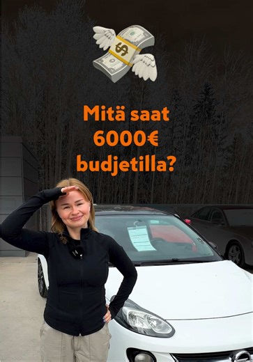 Mitä saa 6000€ budjetilla? 👀 Tällä kertaa 6 tonnin budjettiin osuu tyylikäs ja näppärä Opel Adam 🚗 Pieni ulkoa, mutta iso persoonaltaan. Täydellinen kaupunkiajoon tai vaikka ensiautoksi. 💬 Mitä mieltä sä oot Opel Adamista? 👉 Kommentoi alle, ostaisitko vai jättäisit väliin! Ja hei… tämä on vasta alkua. 👀 Tällä kanavalla tutustutaan autoilun syövereihin, joten otappa tili seurantaan! #autoilu #kautosuomi #vaihtoauto