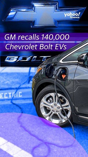 1.2K views | GM recalls Chevy Bolt EVs in North America due to fire risk | Yahoo Finance | Facebook