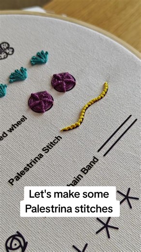 Learn Palestrina Stitches for Beautiful Embroidery