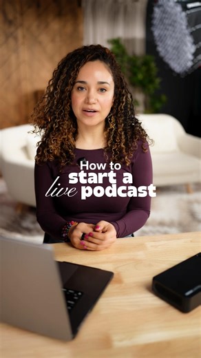 How to start a live podcast (easy) 📷 #videopodcast #livepodcast #golive #riverside #livestream