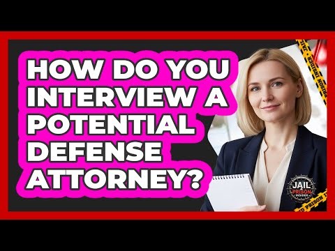 How Do You Interview a Potential Defense Attorney?