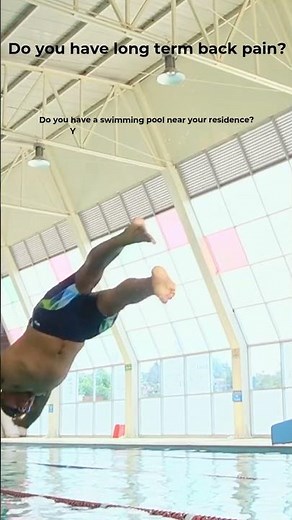 Swimming pool exercises for back pain #spine