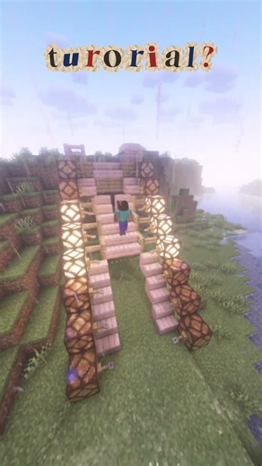 Automatic Ladder - Minecraft #minecraft