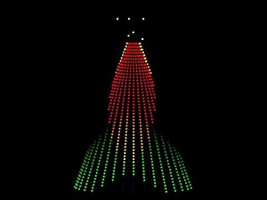 "Silent Night (Stille Nacht)" by Mannheim Steamroller - 16x50 Tree + 50 Pixel Star