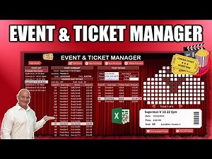 Learn How To Create Your Own Event & Ticket Managing Application In Excel [Masterclass + Download]